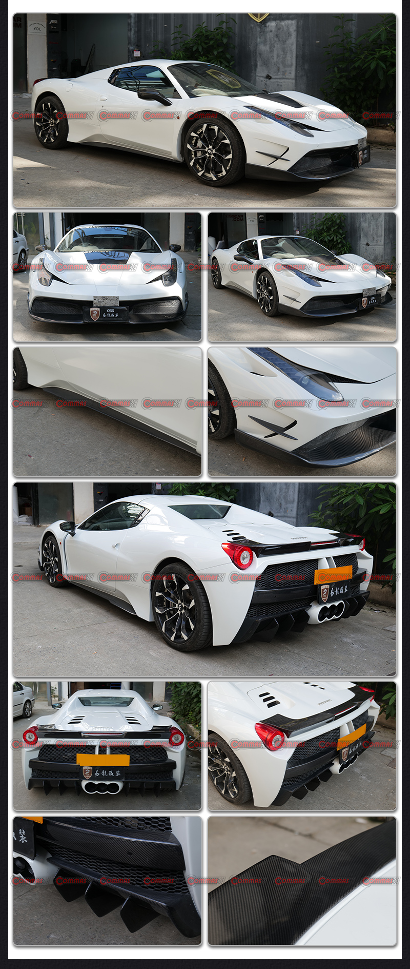 kit carrosserie ferrari 458 misha