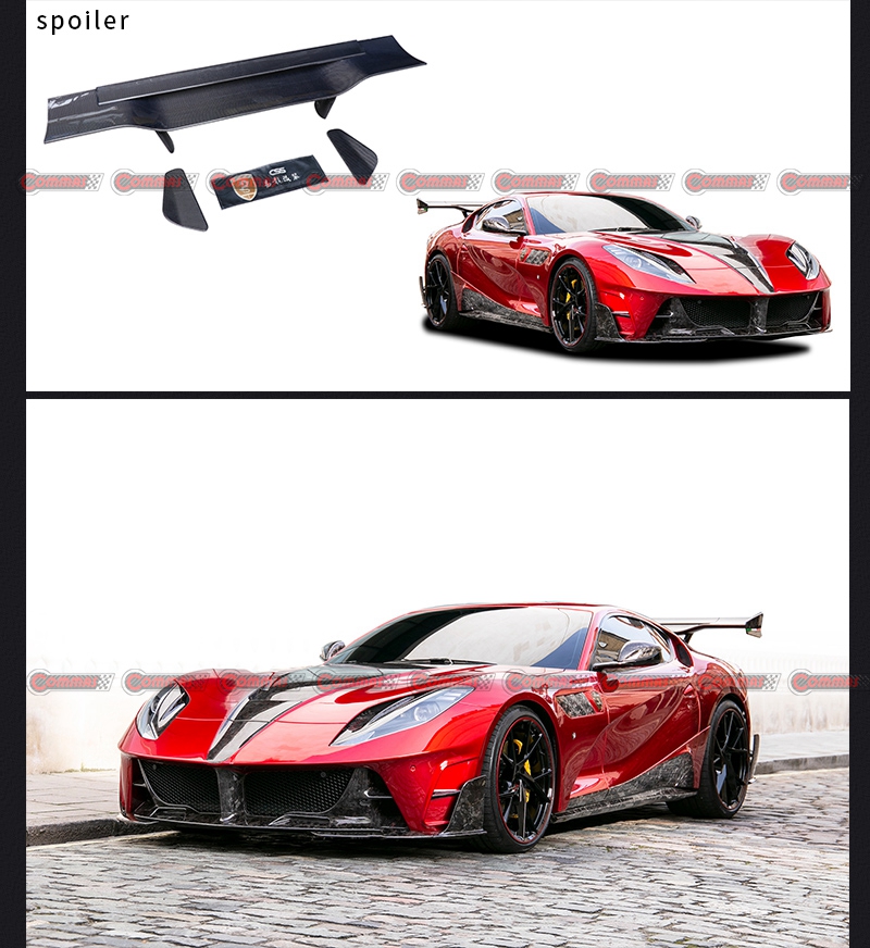 Ferrari 812 Mansory aileron arri&egrave;re