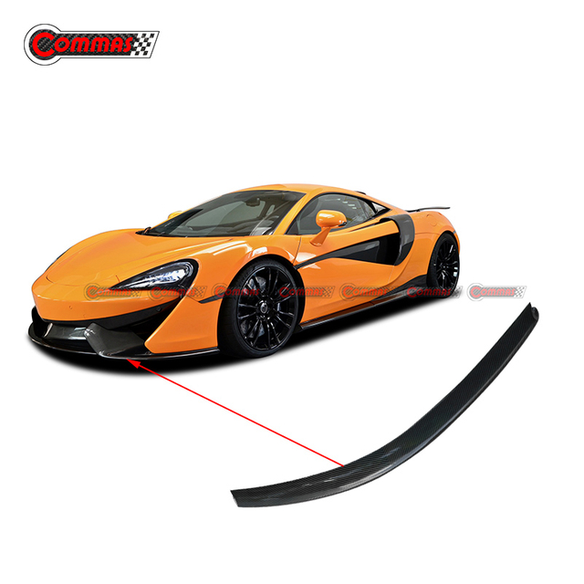 Diffuseur de lèvre avant en fibre de carbone de style Novitec pour Mclaren 540C 570S
