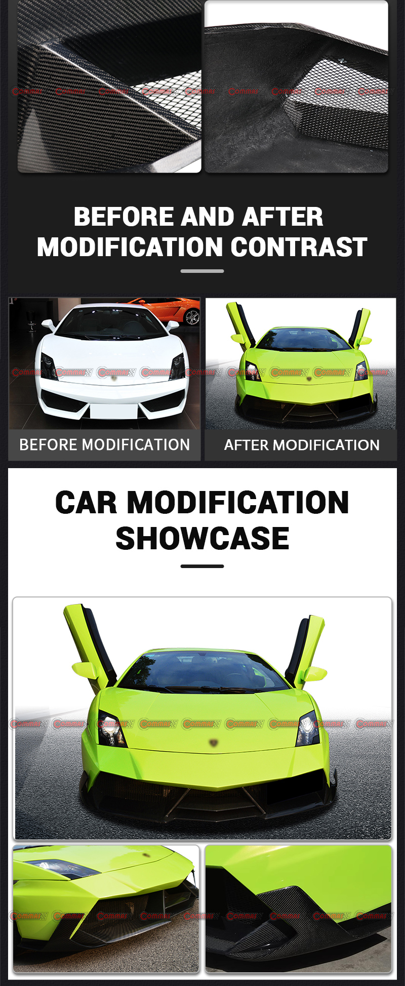 kit carrosserie lambroghini gallardo darwinpro style