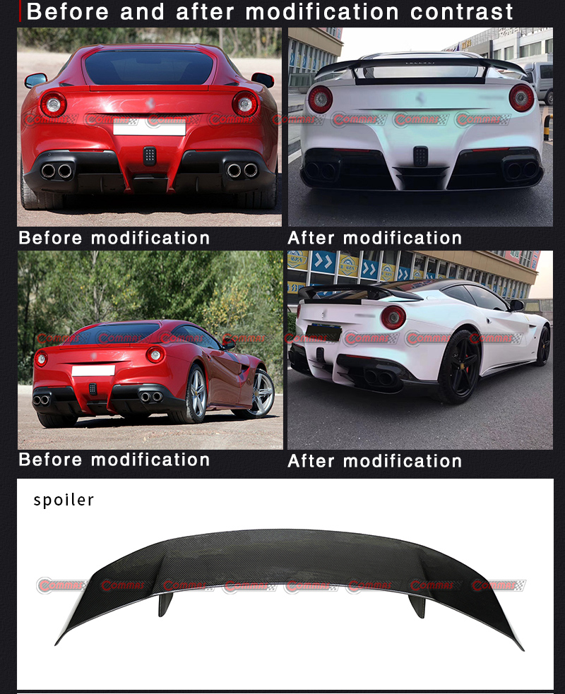  Becquet arri&egrave;re pour Ferrari F12