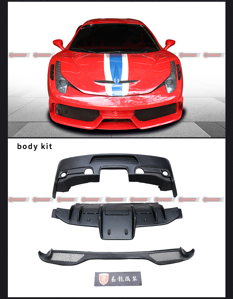 kit carrosserie sp&eacute;cial ferrari 458