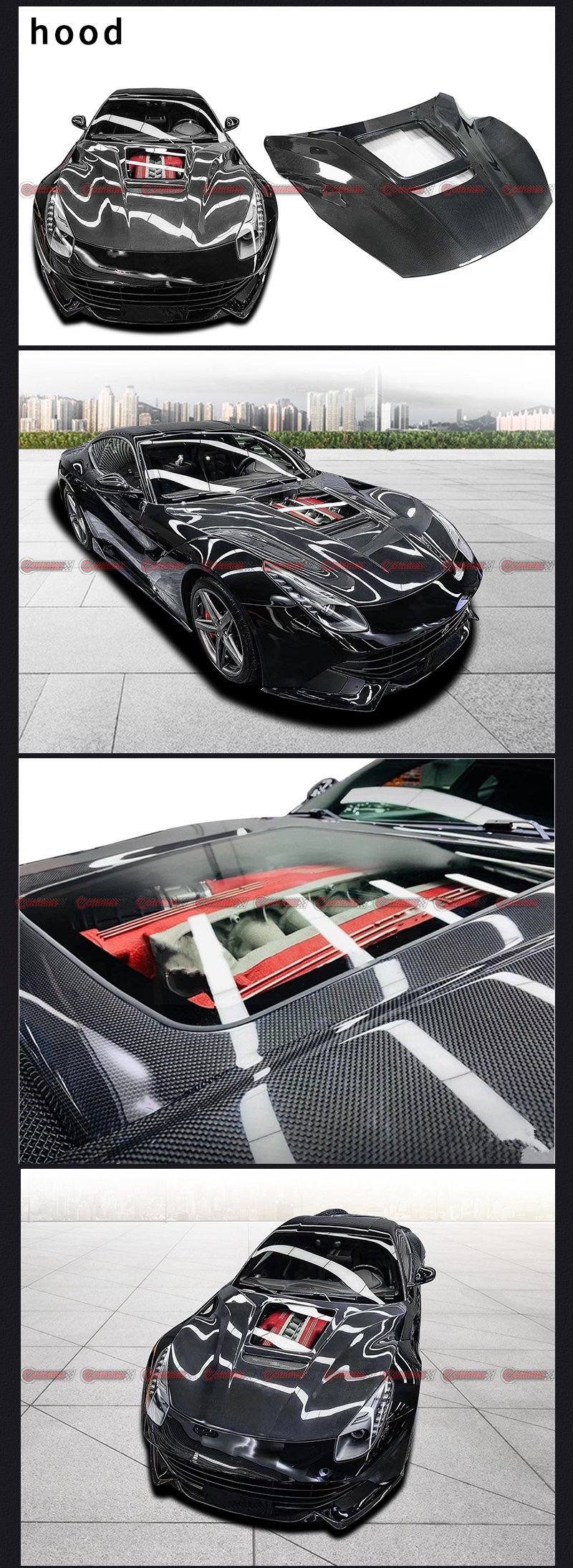 Capot Pour Ferrari F12