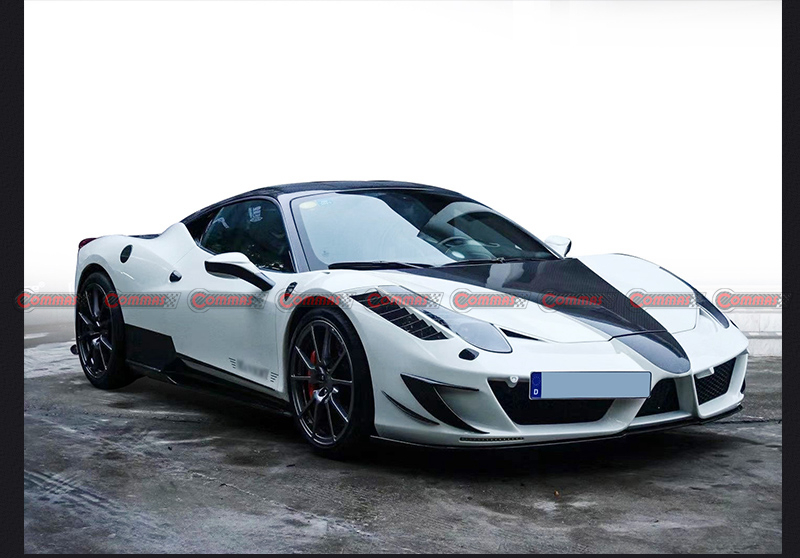 capot moteur f458 mansory