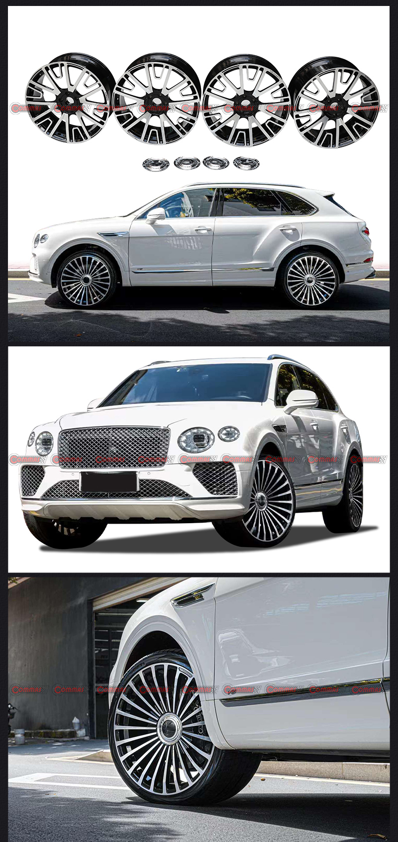bently bentayga mansory jantes