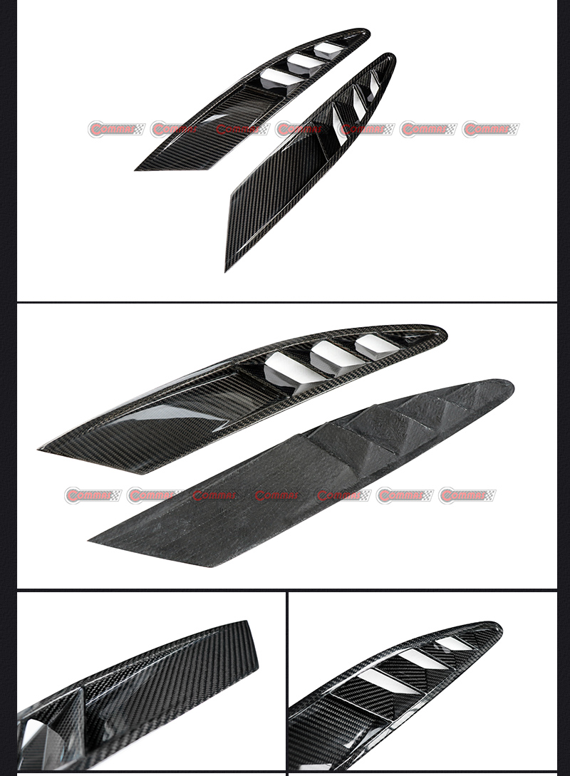 a&eacute;ration lat&eacute;rale du pare-chocs avant f458