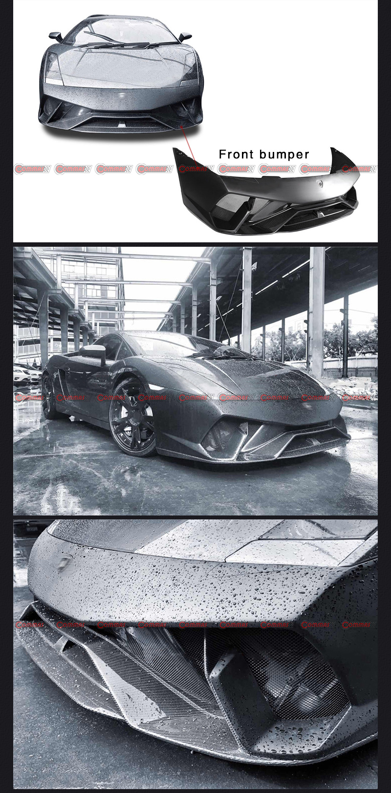 pare-chocs avant lambroghini gallardo performant