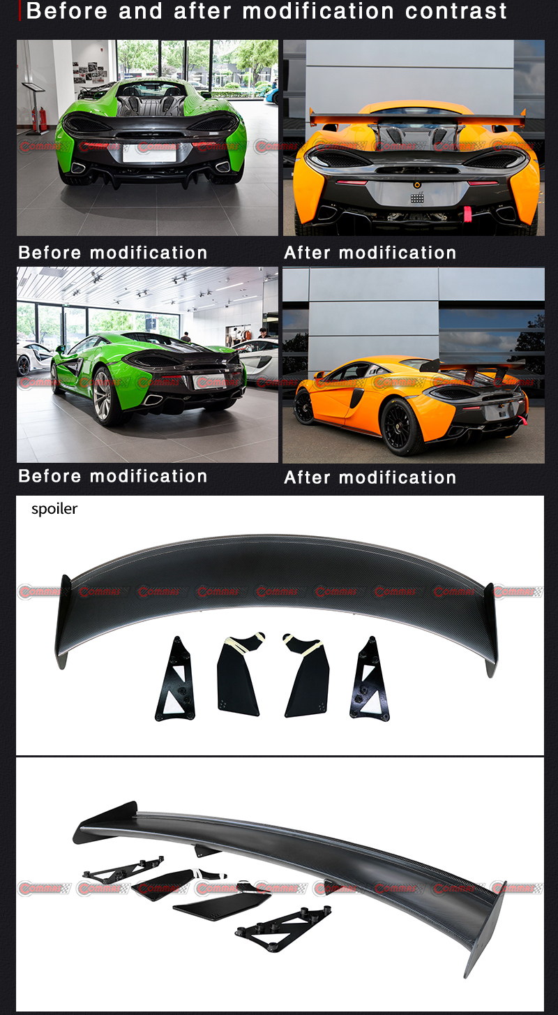 aileron arri&egrave;re mclaren 540c style gt4