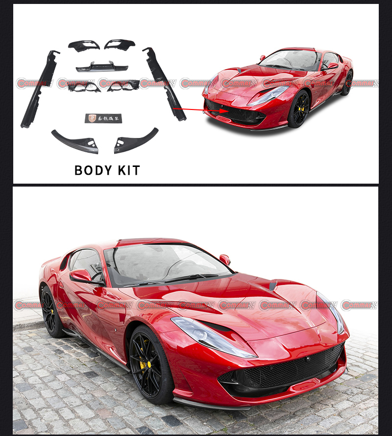 Kits de carrosserie de style OEM Ferrari 812 Superfast