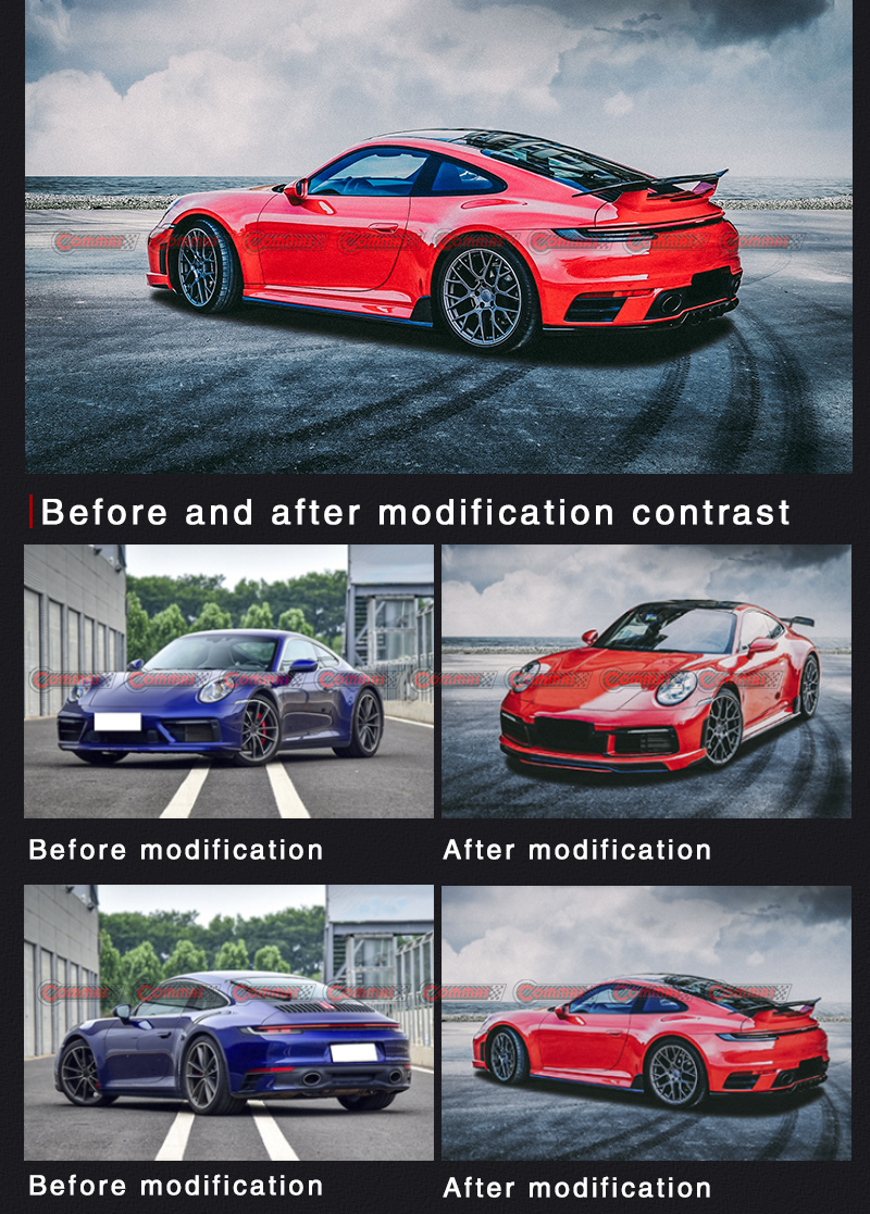 Kit carrosserie Porsche 992 techart