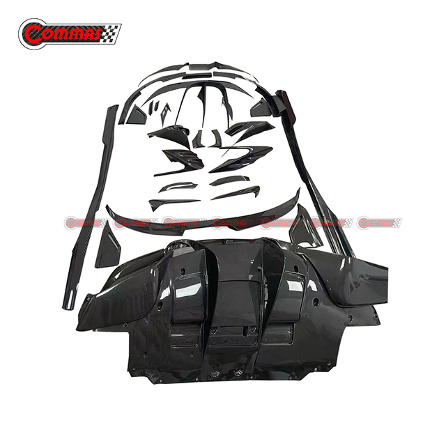 Kit de carrosserie en fibre de carbone de style Mansory pour Ferrari F8