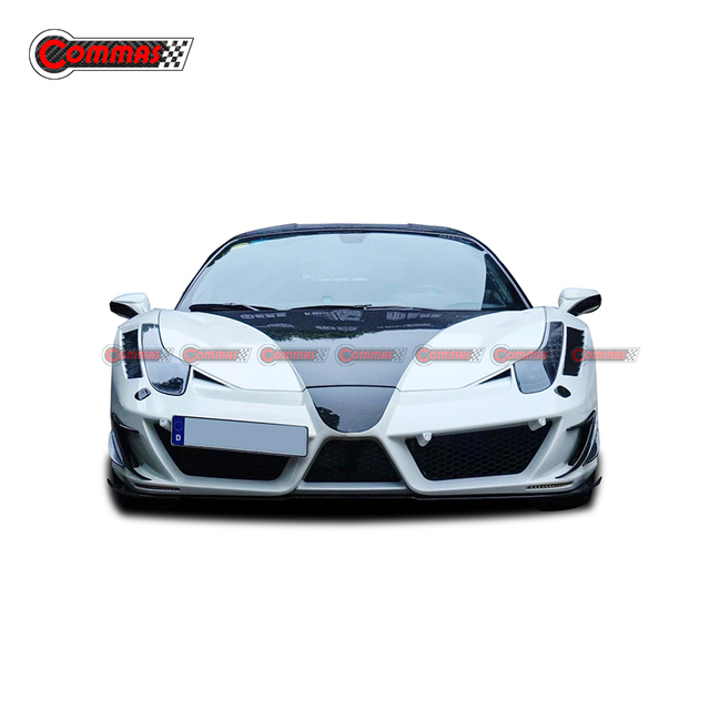 Capot moteur Mansory en fibre de carbone pour Ferrari 458