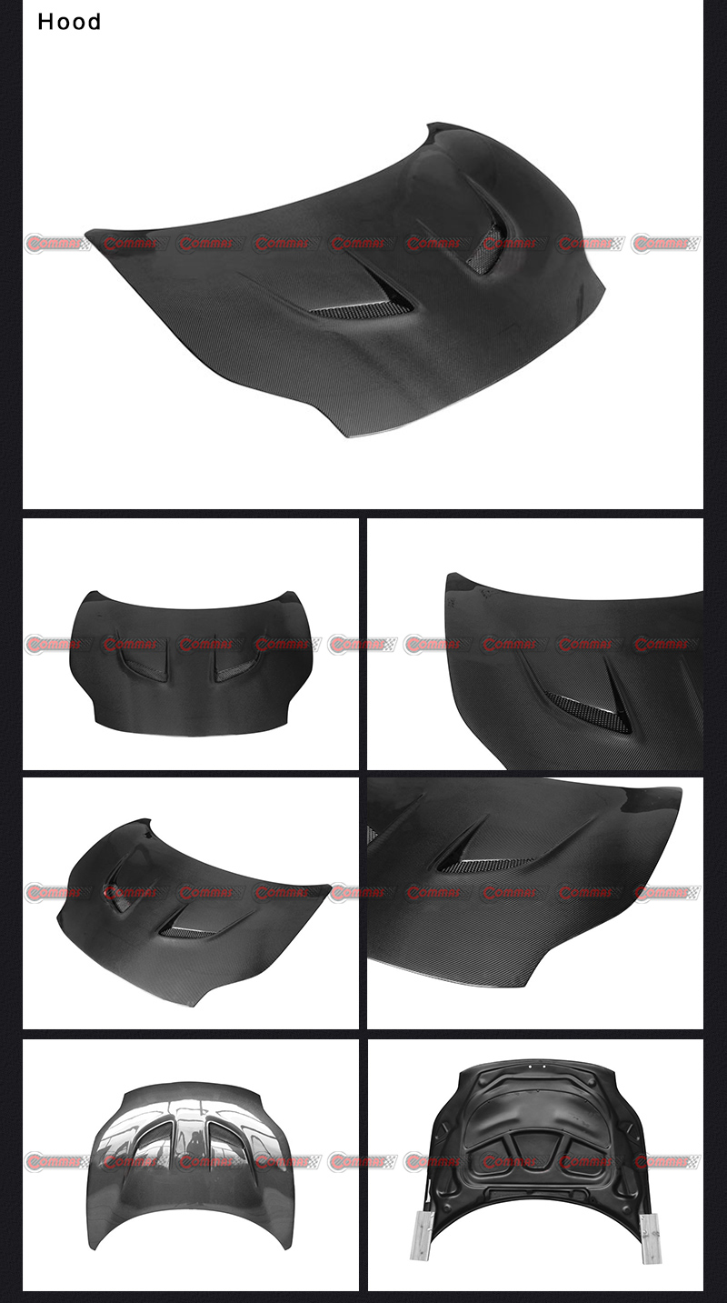 capot moteur voiles noires f458