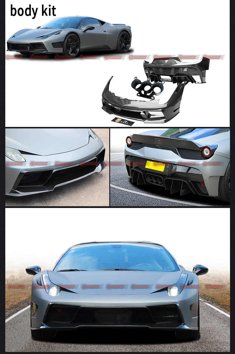 kit carrosserie ferrari 458 vorsteiner