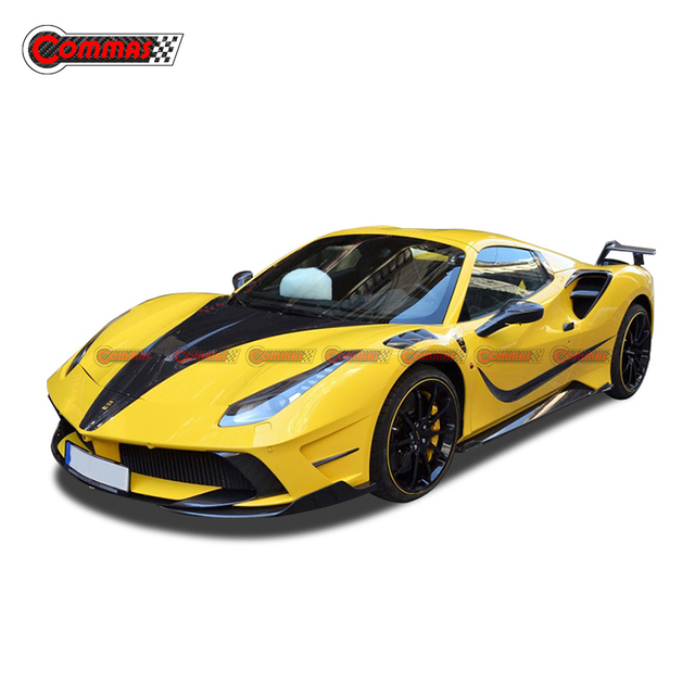 Kit carrosserie en carbone style Mansory pour Ferrari 488 GTB