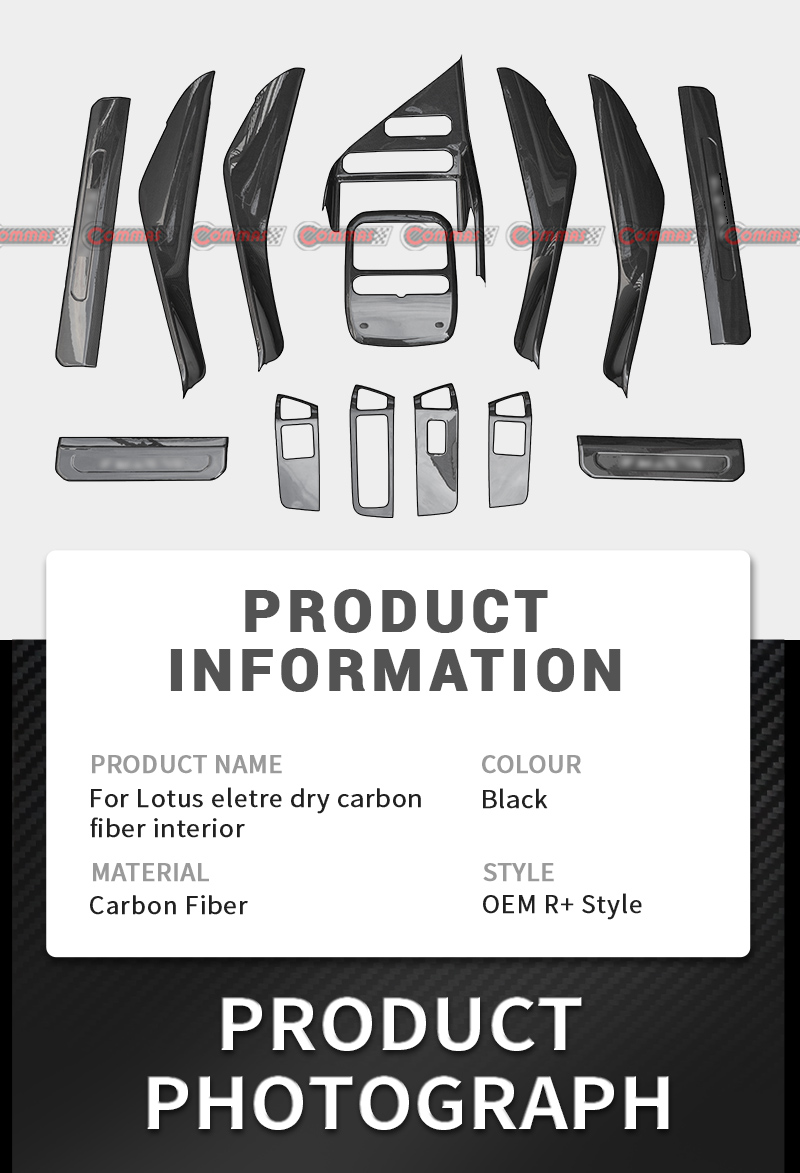 Accessoires int&eacute;rieurs de style OEM pour Lutos Eleter