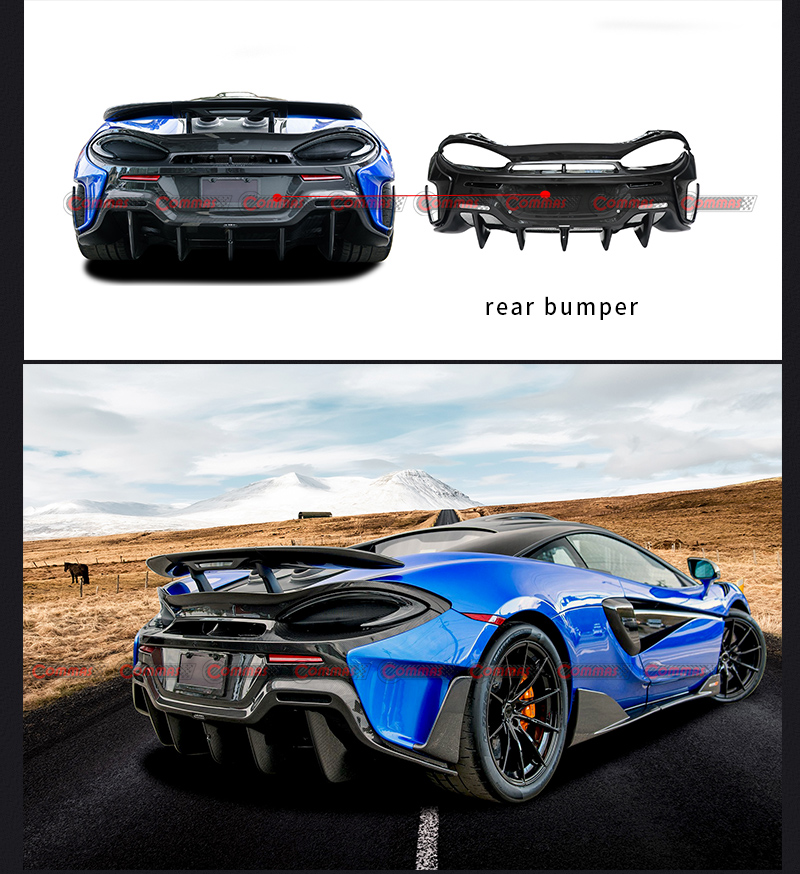 pare-chocs arri&egrave;re mclaren 600lt