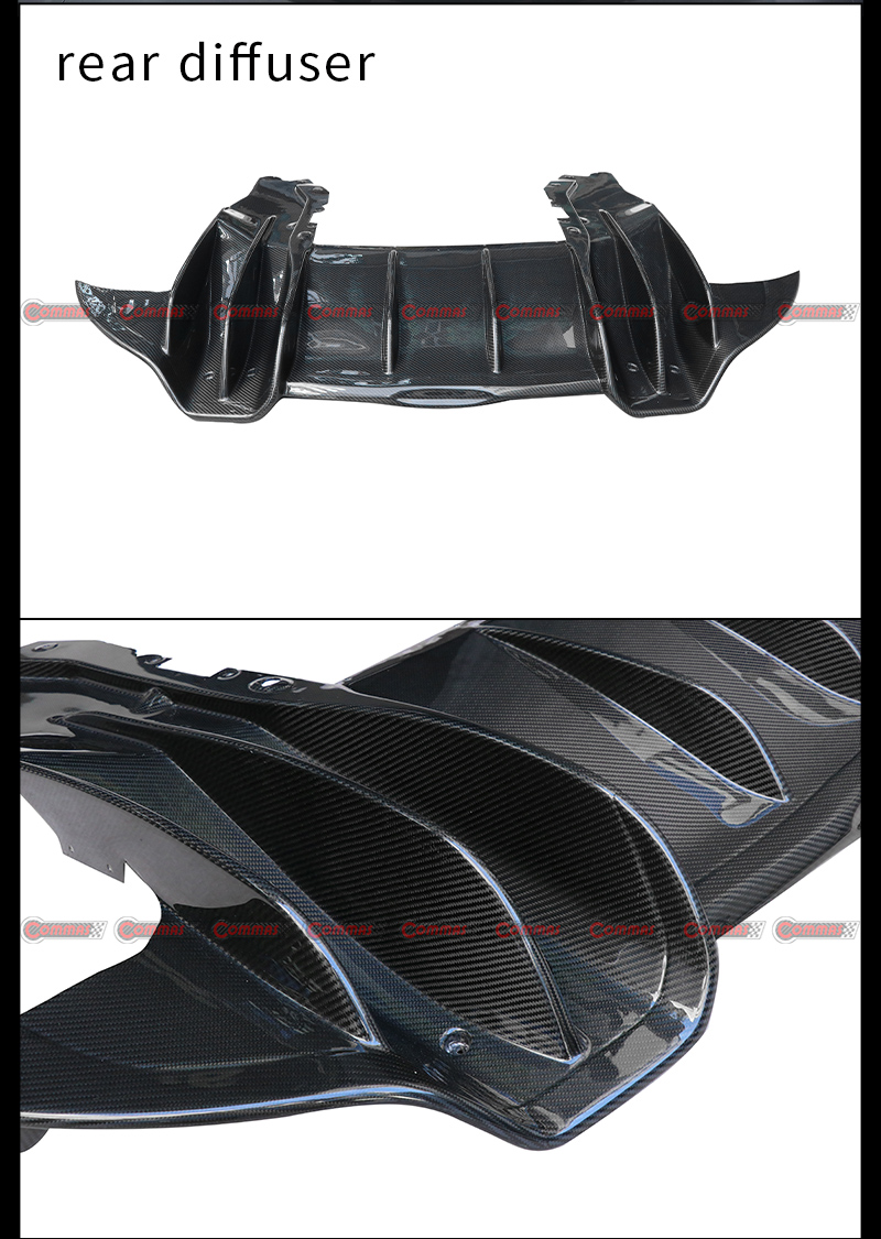 Mclaren 540C 570S Novitec arri&egrave;rediffuseur