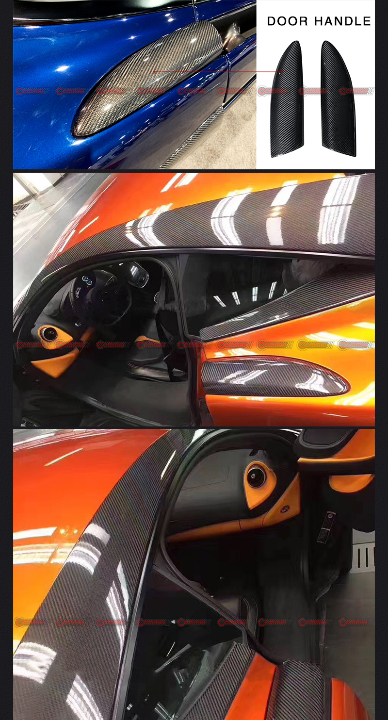 poign&eacute;es de porte en fibre de carbone