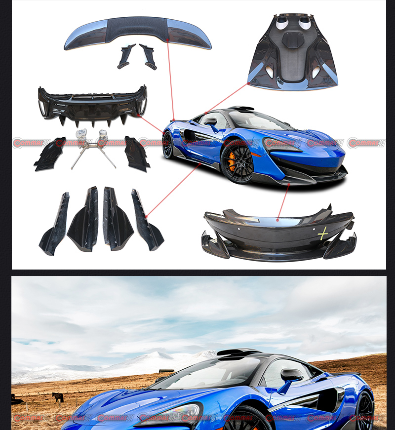 Kit carrosserie Mclaren 540C 570S 600LT
