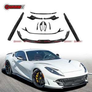 Kits de carrosserie en fibre de carbone sèche de style Novitec pour Ferrari 812