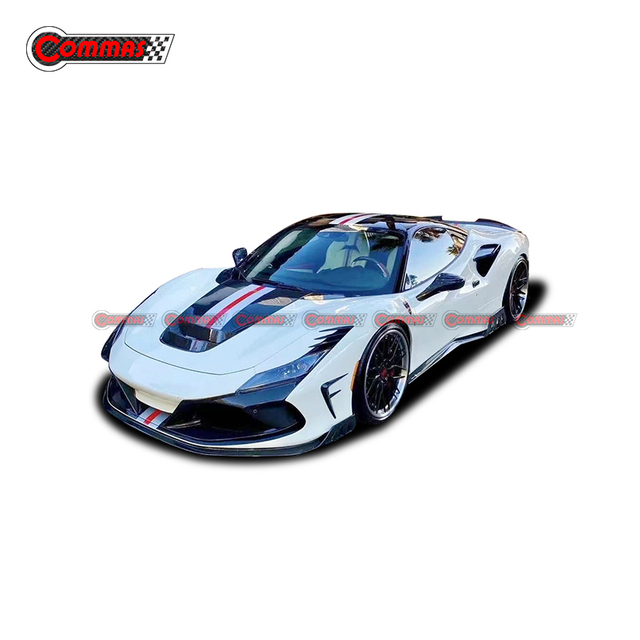 Kits de carrosserie en fibre de carbone de style Keyvany pour Ferrari F8