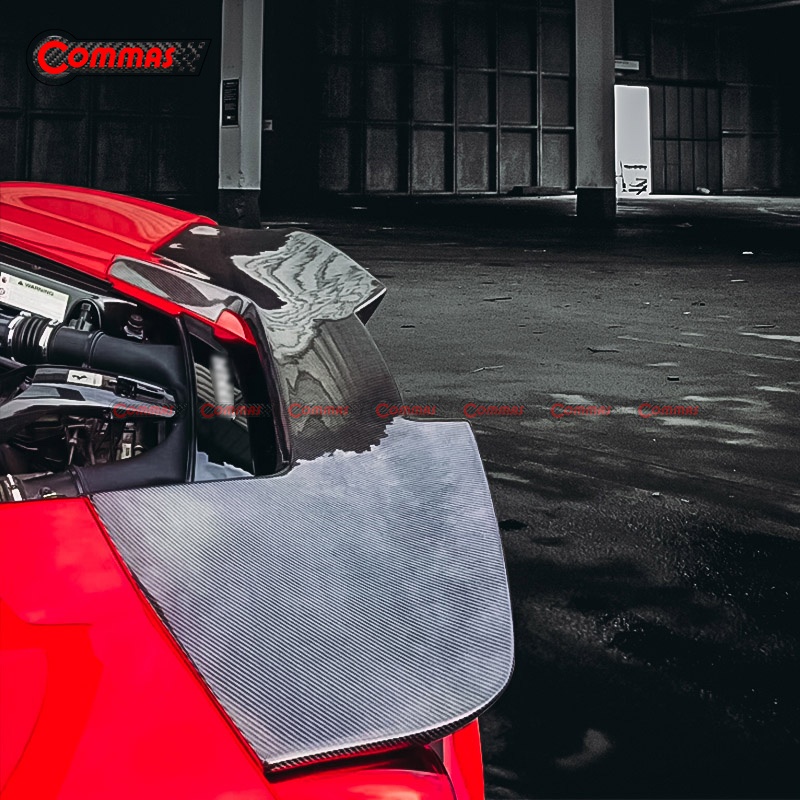 Aileron arrière en Fiber de verre de Fiber de carbone de Style Misha pour Ferrari 488 GTB