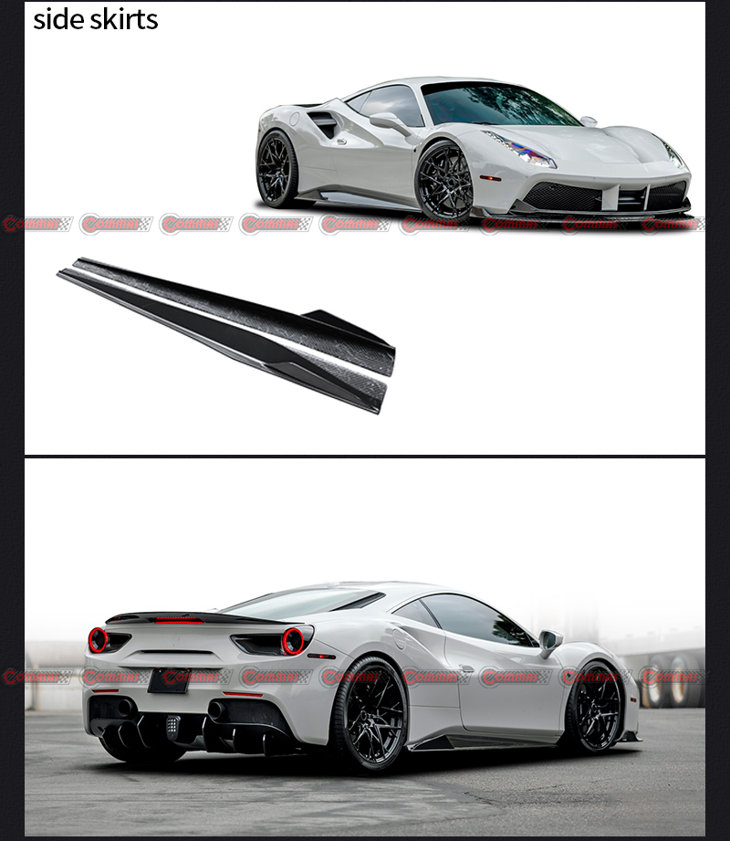 Ferrari 488 Vorsteiner jupes lat&eacute;rales