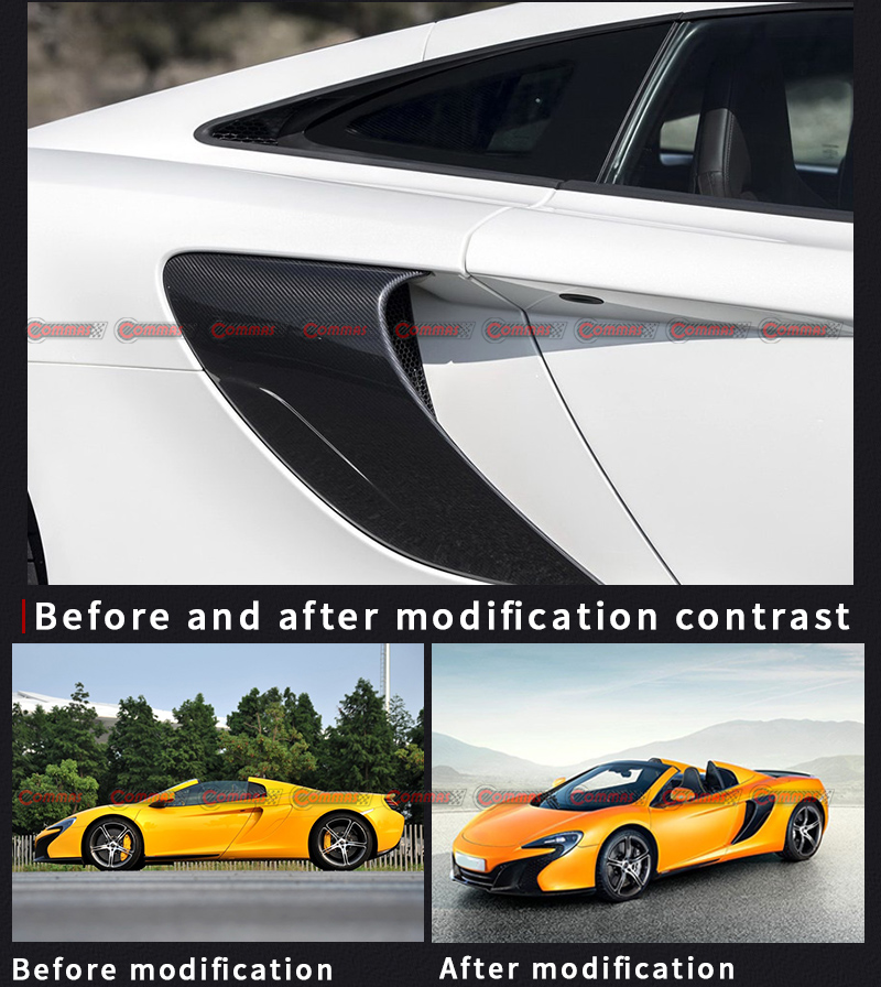 a&eacute;rations lat&eacute;rales oem mclaren 650s