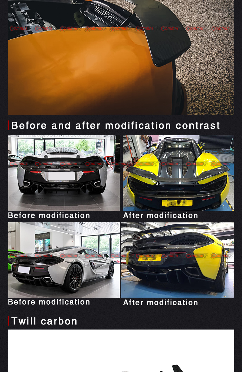 aileron arri&egrave;re novitec mclaren 540s