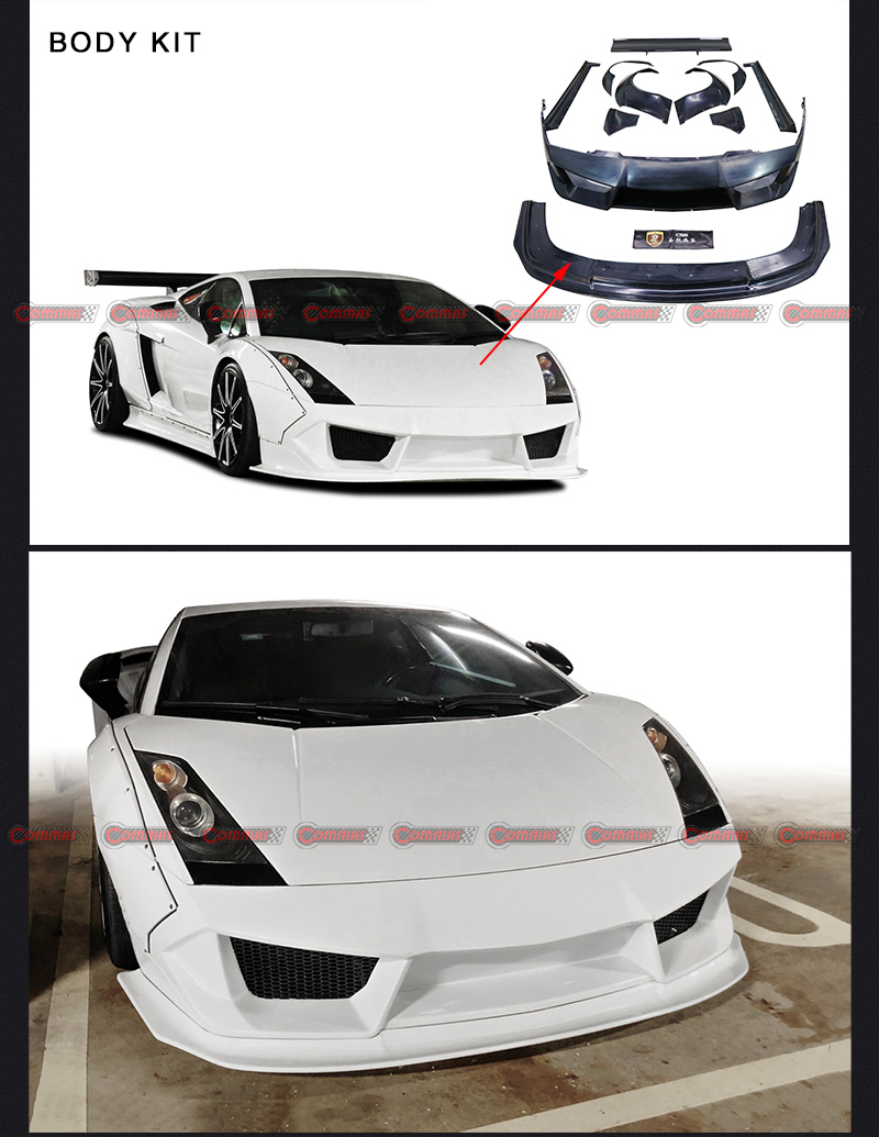 kit carrosserie lambroghini gallardo lp540 lb