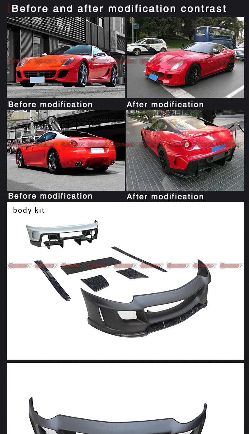 kit carrosserie vorsteiner pour f599