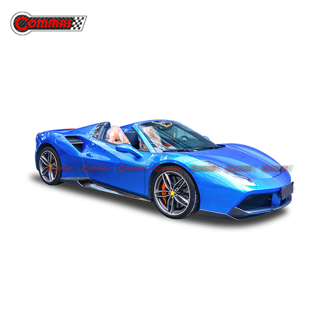 Kit de carrosserie en fibre de carbone de style Novitec pour Ferrari 488