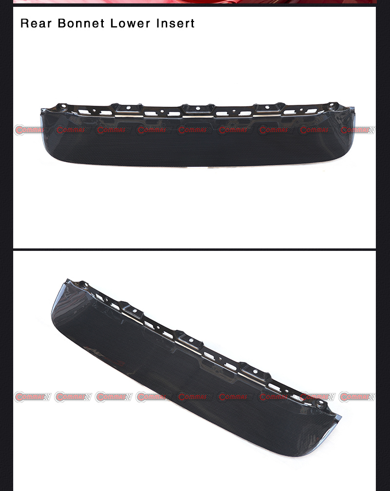 Insert inf&eacute;rieur de capot arri&egrave;re Ferrari 812