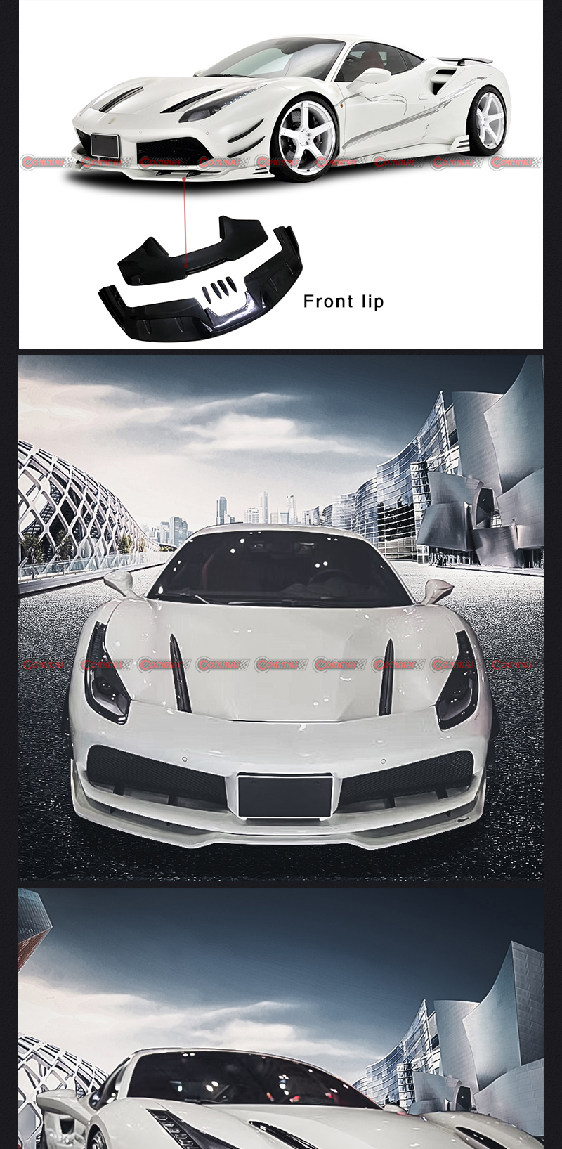 Ferrari 488 Rowen l&egrave;vre avant