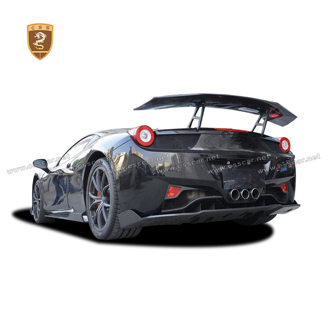 Aileron arrière en fibre de carbone GT pour Ferrari 458