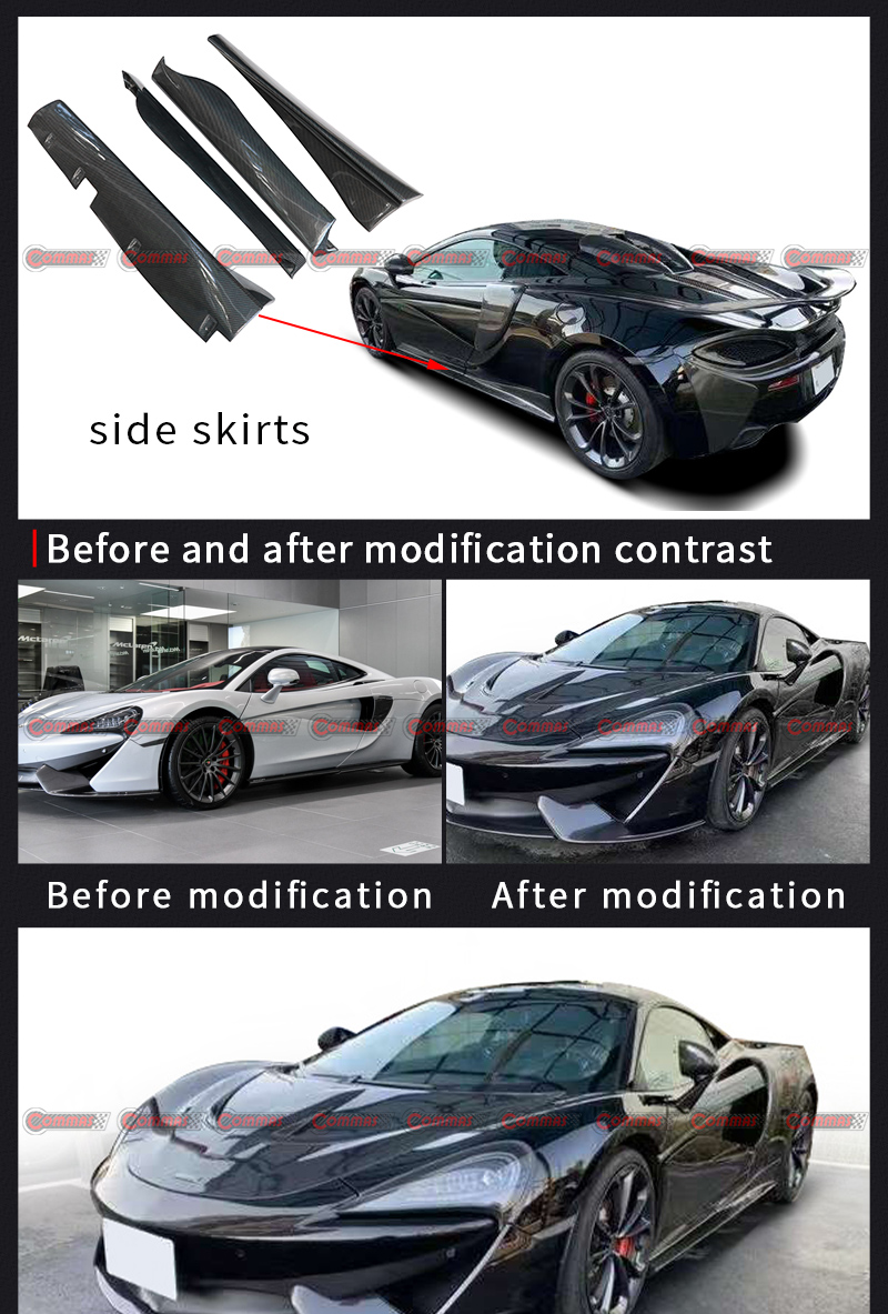 Novitec Mclaren 540c 570s sketches lat&eacute;raux