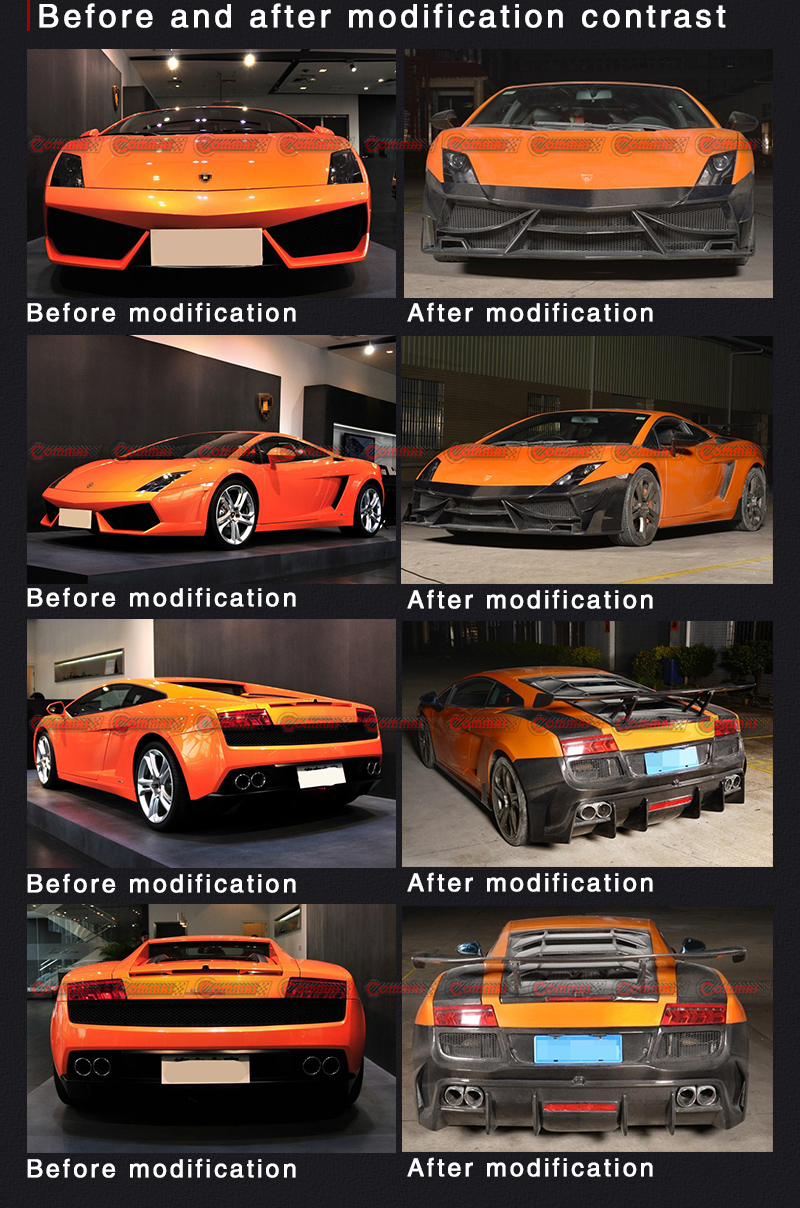 kit carrosserie lambroghini gallardo style lp700