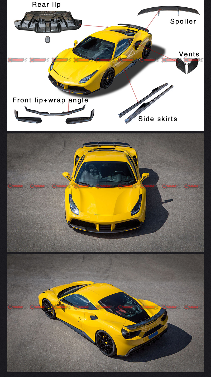 kit carrosserie f488 novitec