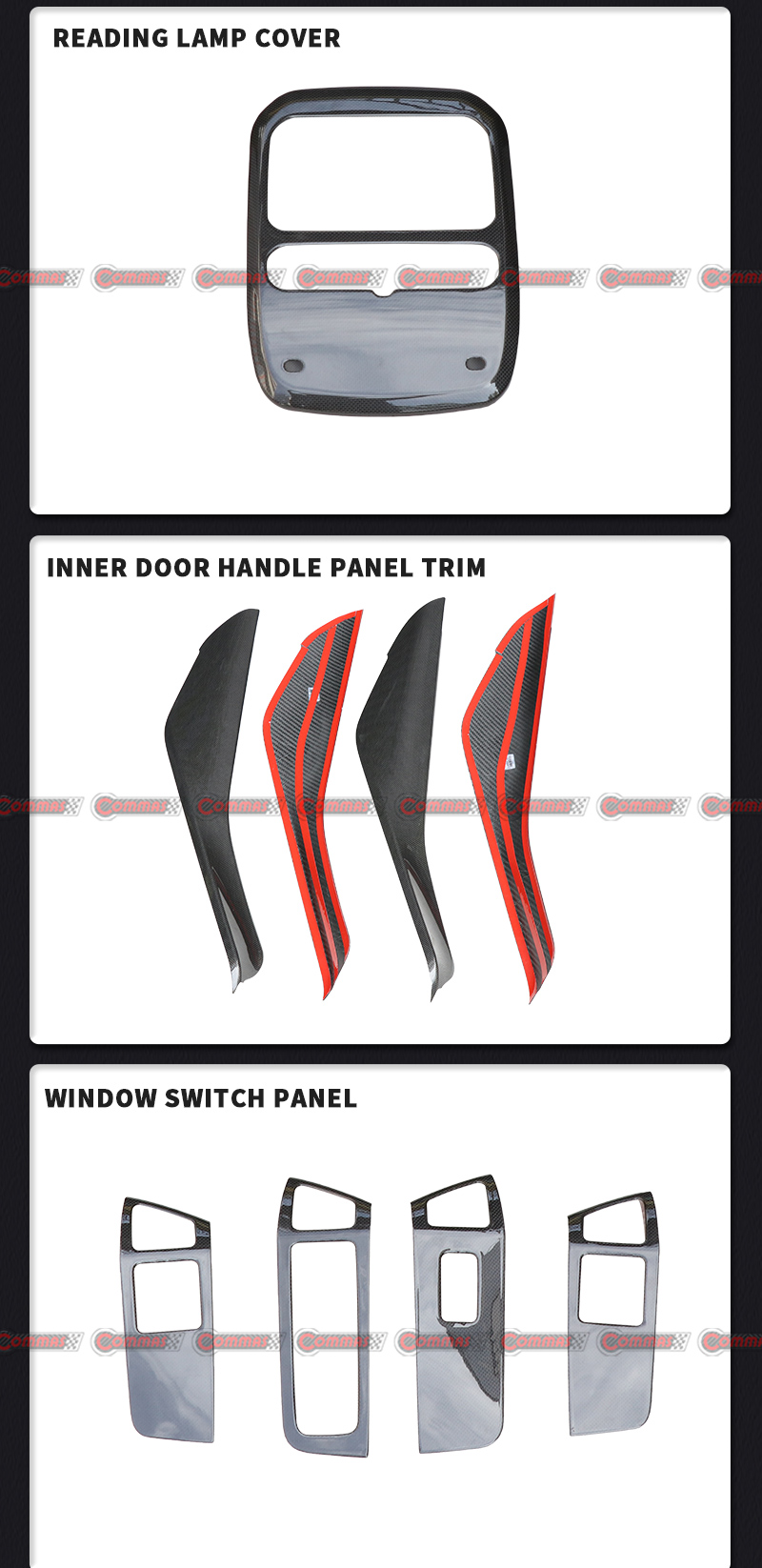 Accessoires int&eacute;rieurs de style OEM pour Lutos Eleter