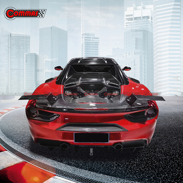 Aileron arrière en Fiber de carbone de Style Mansory pour Ferrari 488