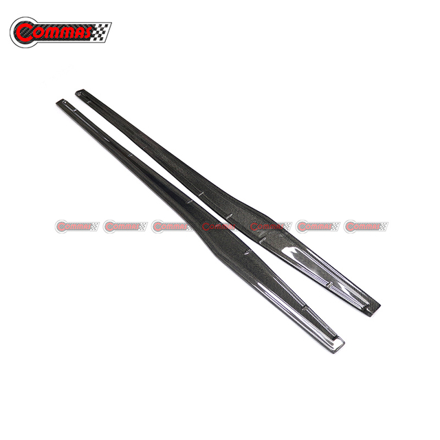 Jupes latérales en fibre de carbone de style DMC pour Lambroghini Gallardo