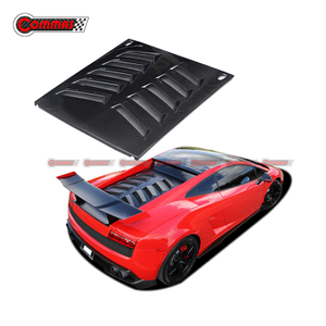 Couverture de coffre arrière en Fiber de carbone de Style RZ pour Lambroghini Gallardo LP540 LP550 LP560