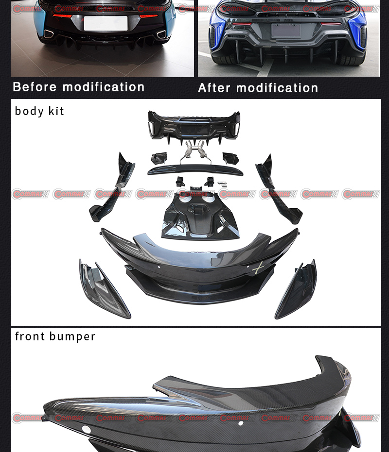Kit carrosserie Mclaren 540C 570S 600LT