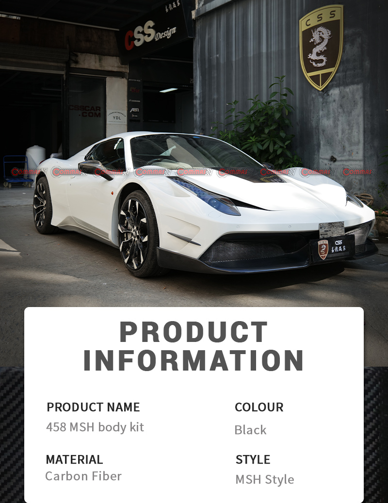 kit carrosserie ferrari 458 misha