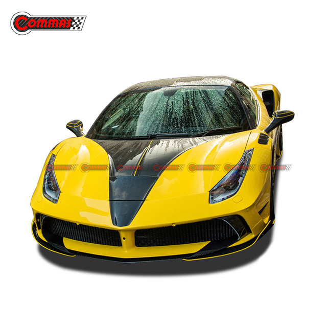 Kit de carrosserie en fibre de verre de style Mansory pour Ferrari 488