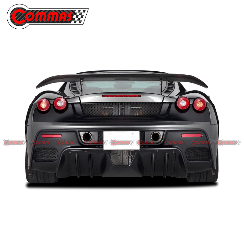 Becquet arrière en fibre de carbone de style Veilside pour Ferrari 430
