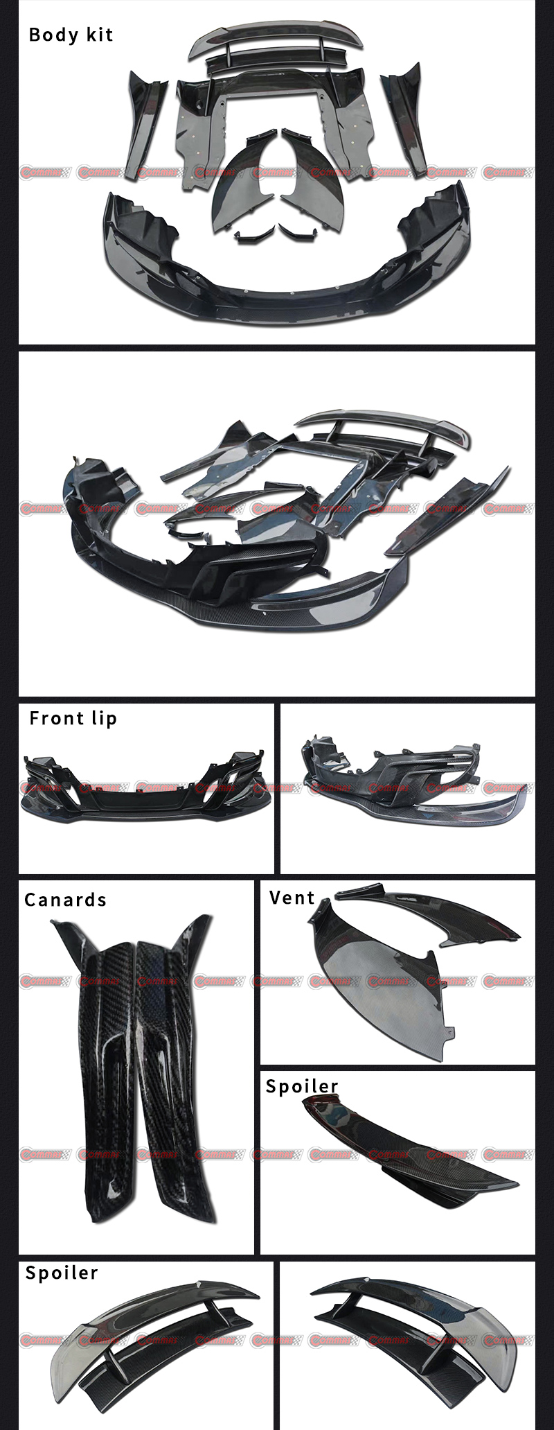 kit carrosserie mclaren mp4 dmc