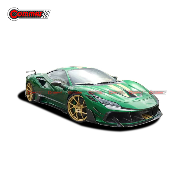 Kit carrosserie en fibre de carbone de style Mansory pour Ferrari F8