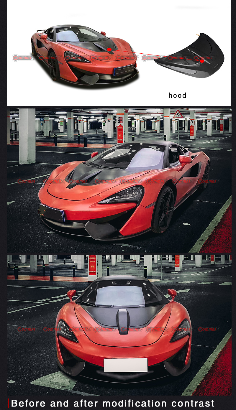 capot moteur novitec mclaren 540c